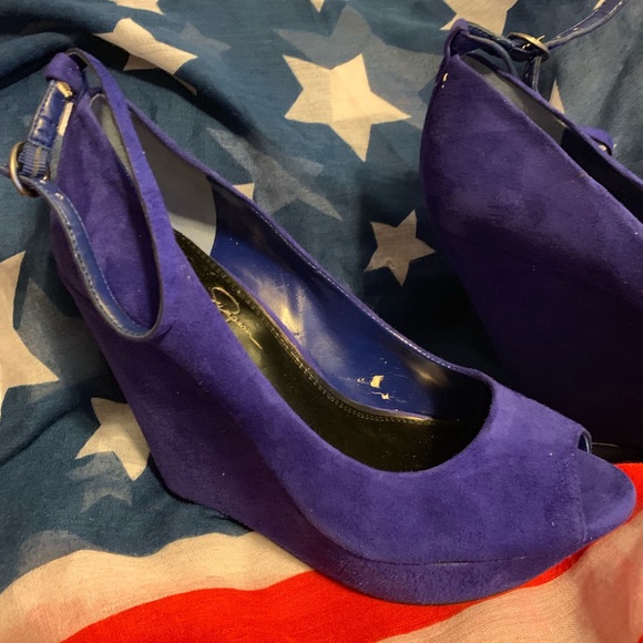 Wedges Royal blue Jessica Simpson - Picture 5 of 8
